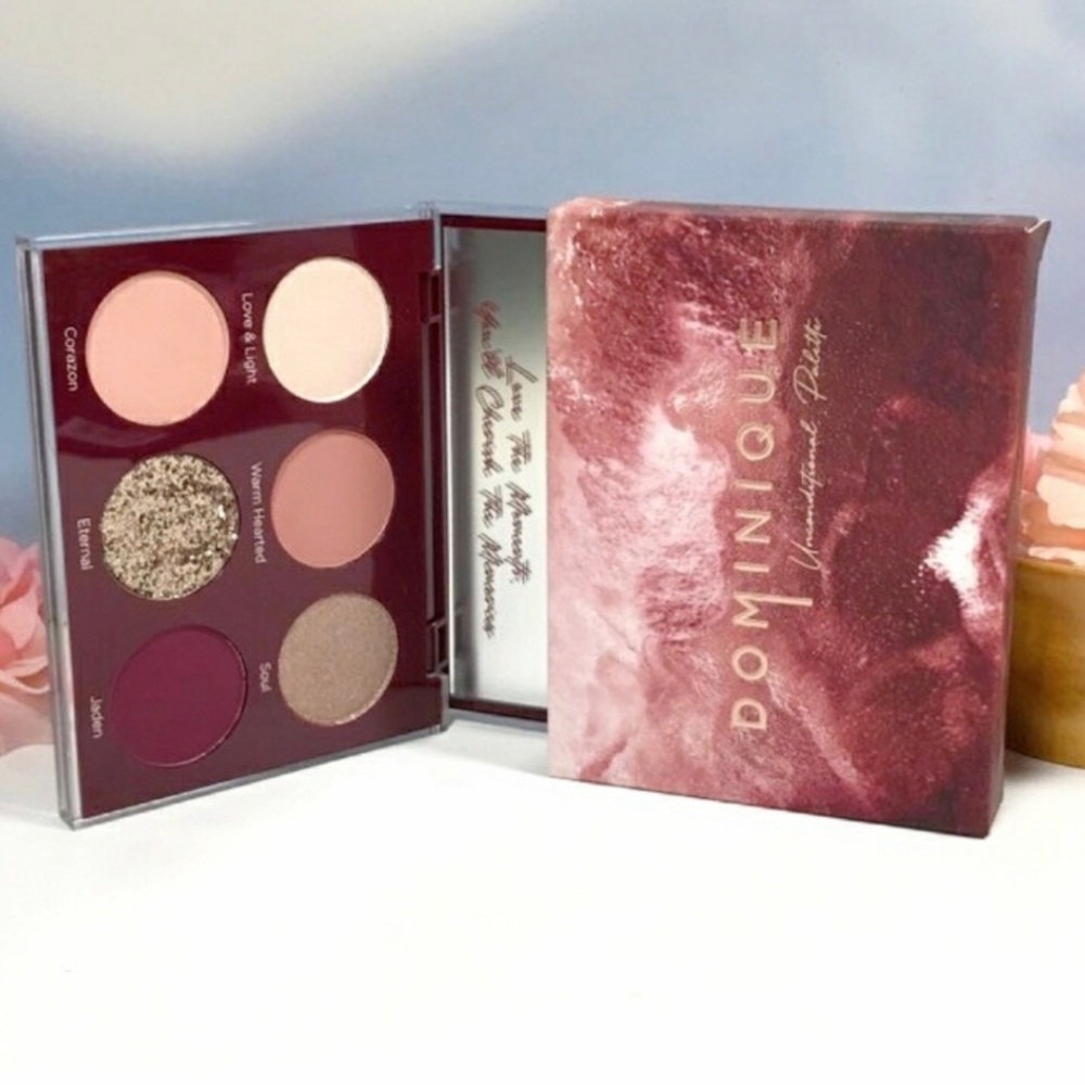 Dominique Unconditional Eyeshadow Palette 5.4g Total *BRAND NEW in box - Picture 4 of 14